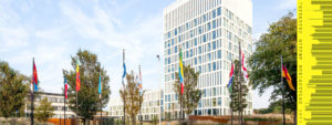 nieuwbouw eurojust ontworpen door Mecanoo