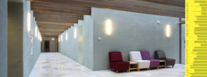 interieur verslavingskliniek ontworpen door Queeste
