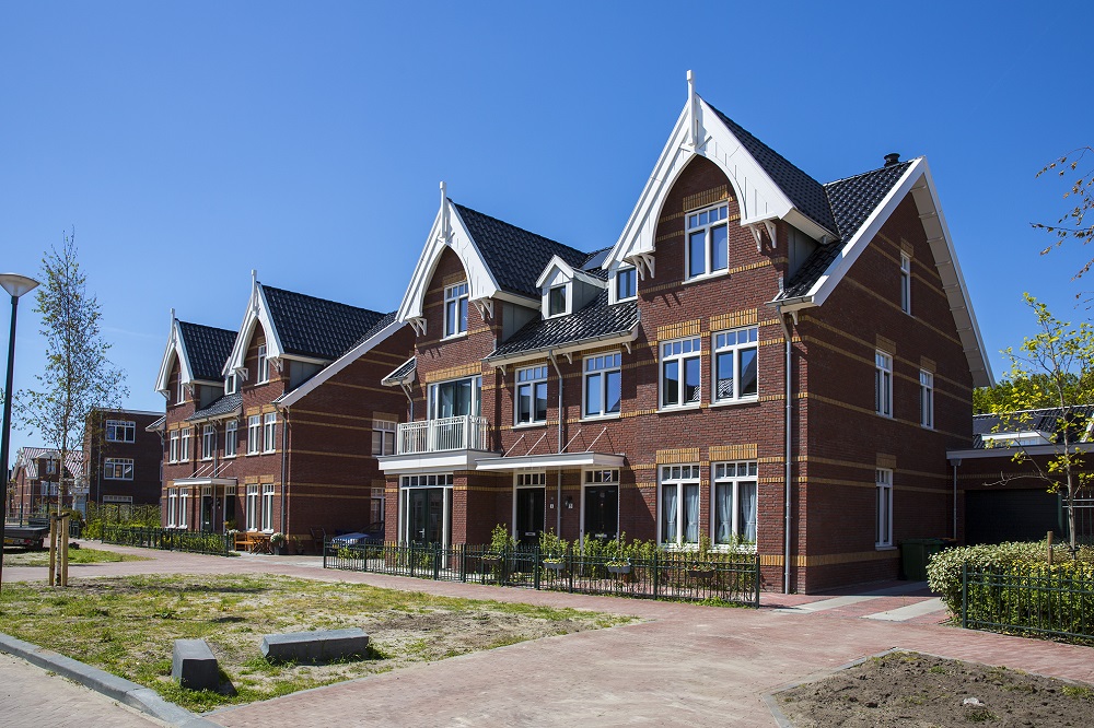 woningen in vroondaal in de stijl van het statenkwartier in Den Haag