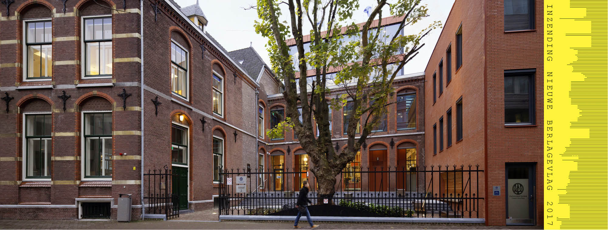 entree campus Den Haag universiteit Leiden door LIAG architecten