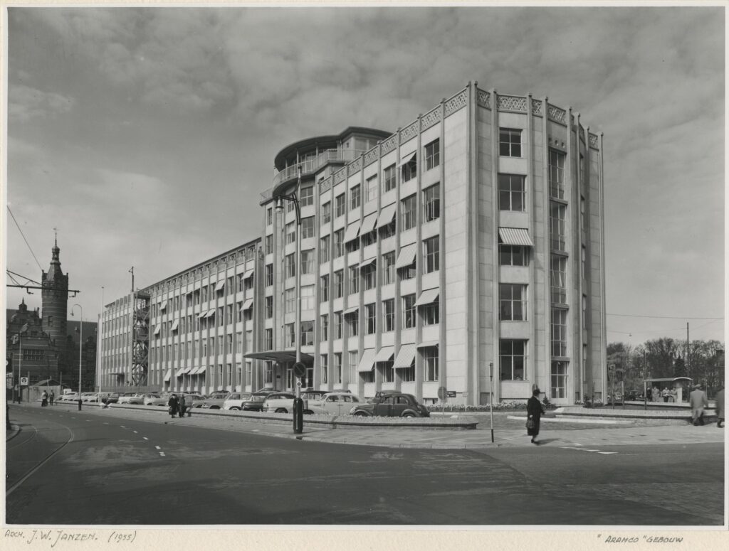 oorspronkelijk kantoor aramco uit 1956 wederopbouw architectuur