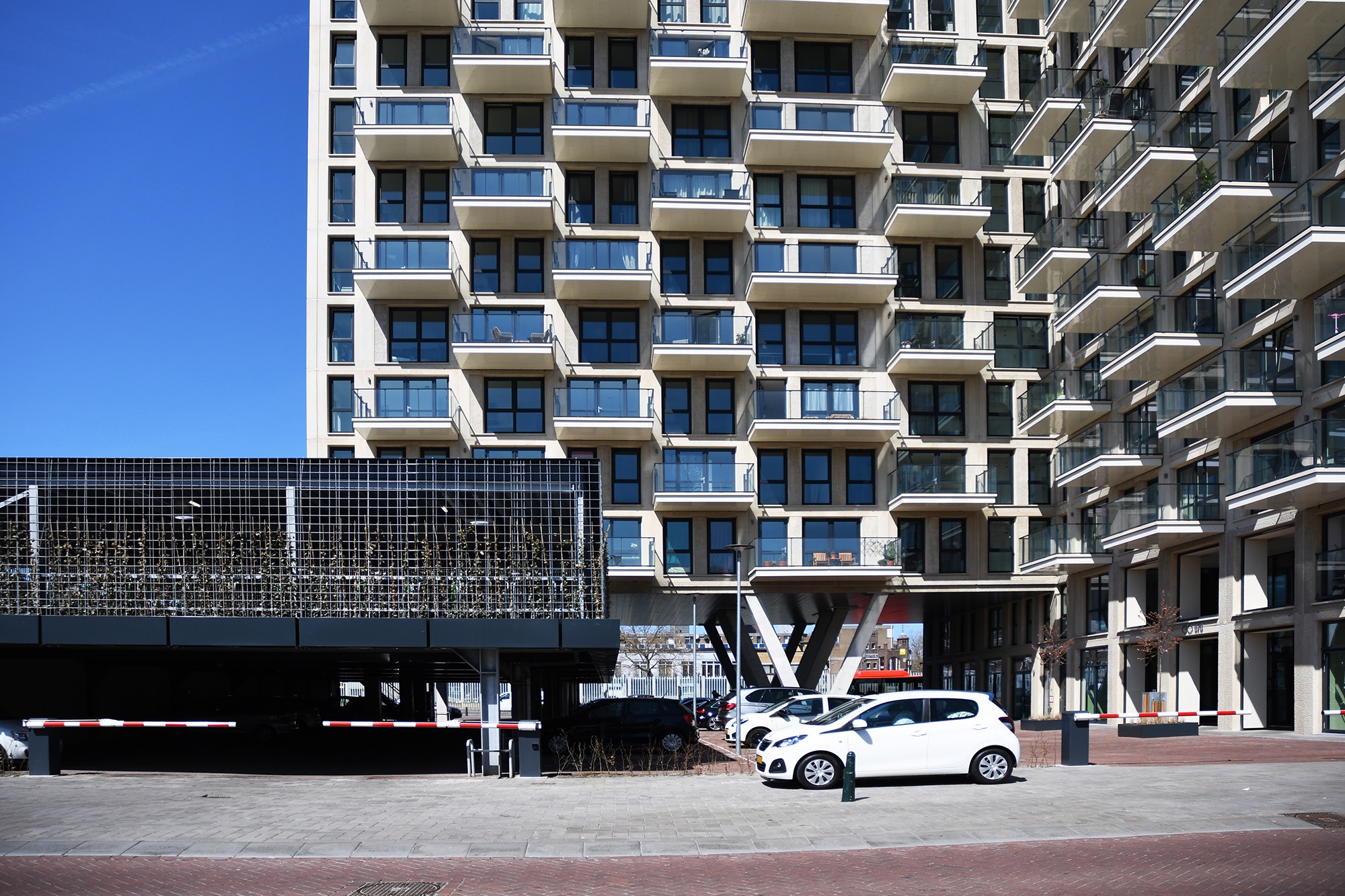 appartementen neherkade vanaf parkeerdek